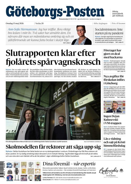 Göteborgs-Posten 13.5.2026
