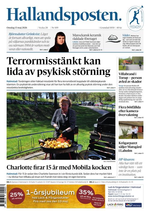 Hallandsposten 13.5.2026