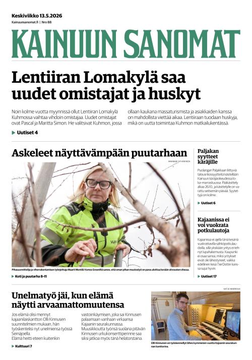 Kainuun Sanomat 13.5.2026