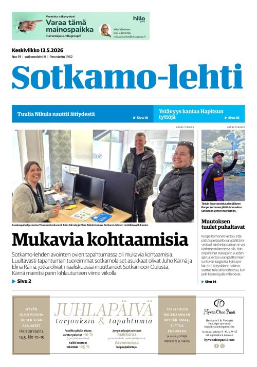 Sotkamo-lehti 13.5.2026