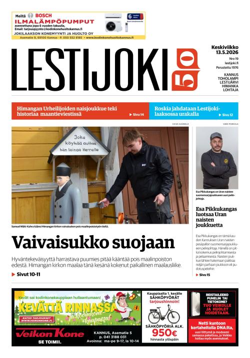 Lestijoki-lehti 13.5.2026