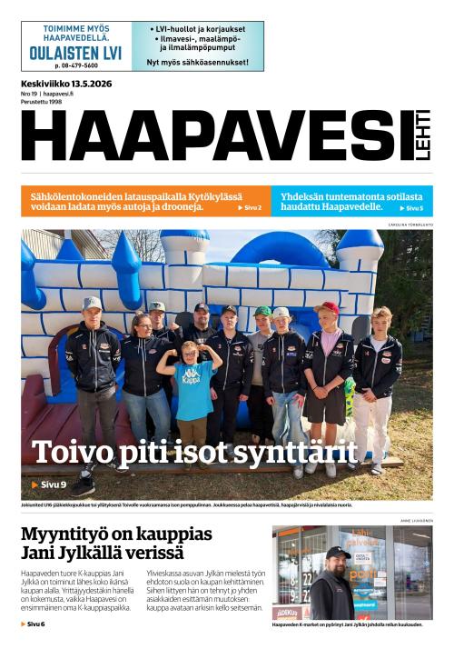 Haapavesi-lehti 13.5.2026
