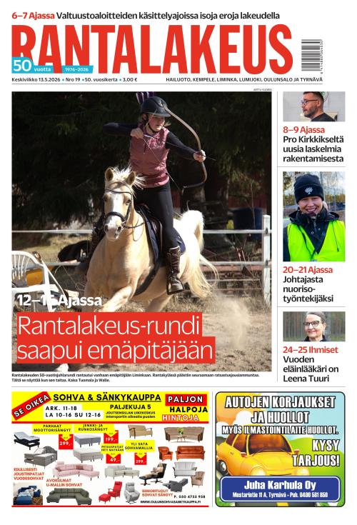 Rantalakeus 13.5.2026