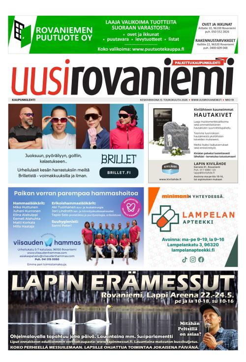 Uusi Rovaniemi 13.5.2026