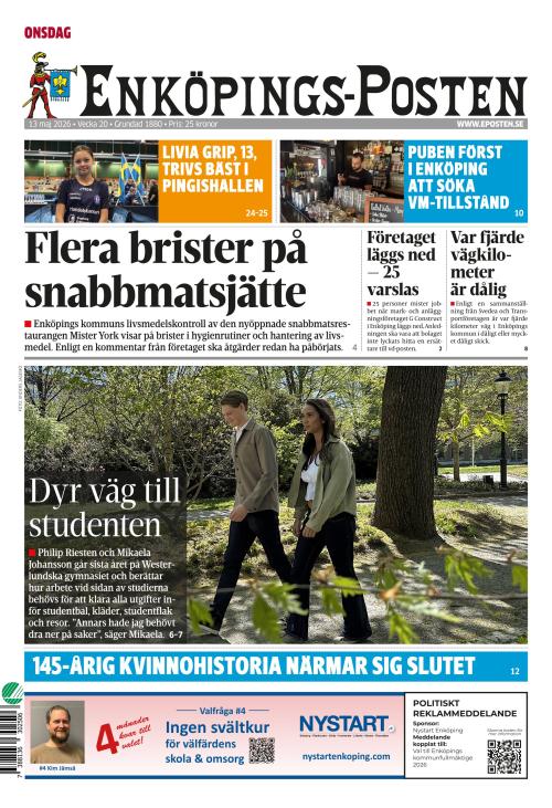 Enköpings-Posten 13.5.2026