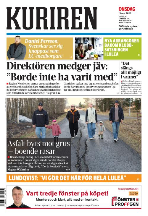 Norrbottens-kuriren 13.5.2026