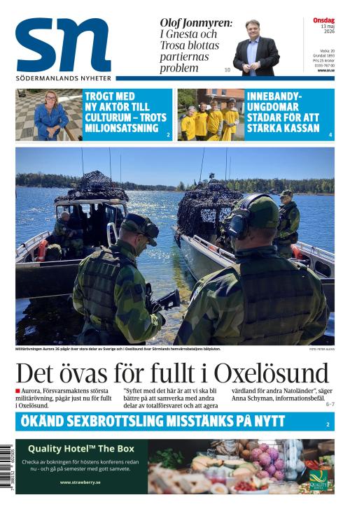 Södermanlands Nyheter 13.5.2026
