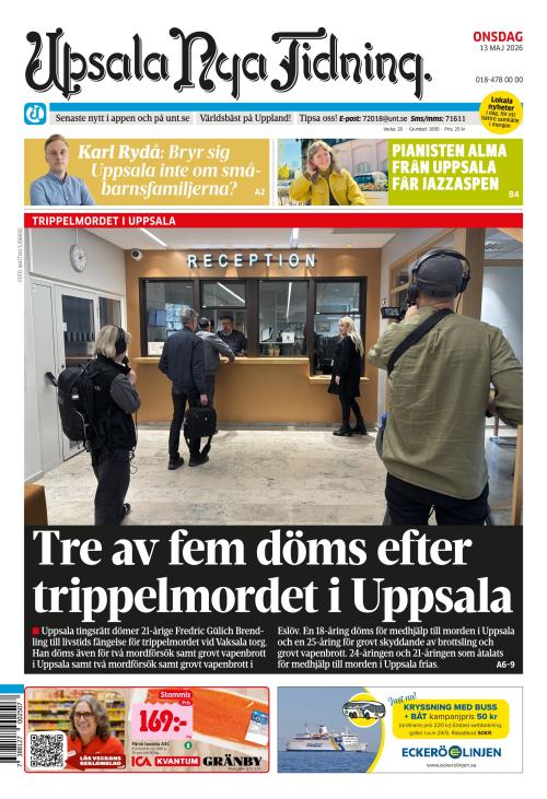 Upsala Nya Tidning 13.5.2026