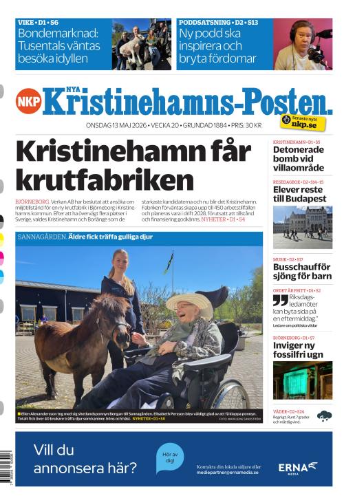 Nya Kristinehamns-Posten 13.5.2026
