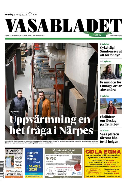 Vasabladet 13.5.2026