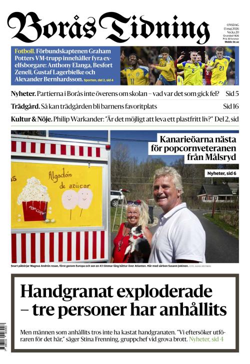 Borås Tidning 13.5.2026