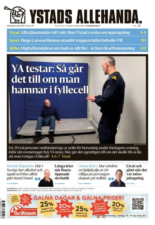 Ystads Allehanda 13.5.2026