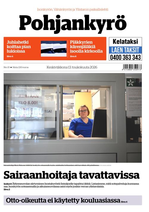 Pohjankyrö-lehti 13.5.2026