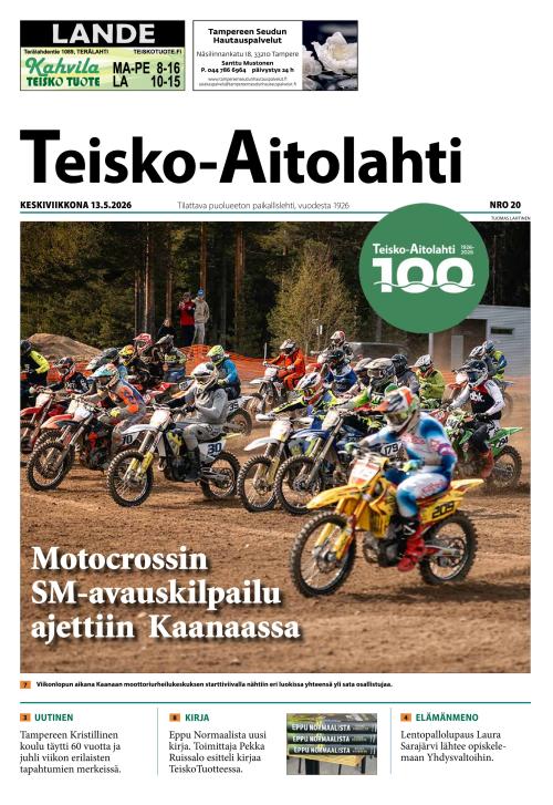 Teisko-Aitolahti 13.5.2026