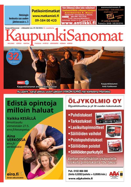 Kaupunkisanomat 15.5.2026