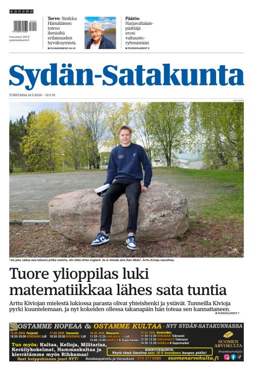 Sydän-Satakunta ja Jokilaakso 14.5.2026