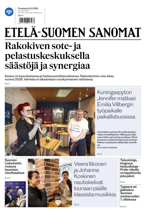 Etelä-Suomen Sanomat 14.5.2026