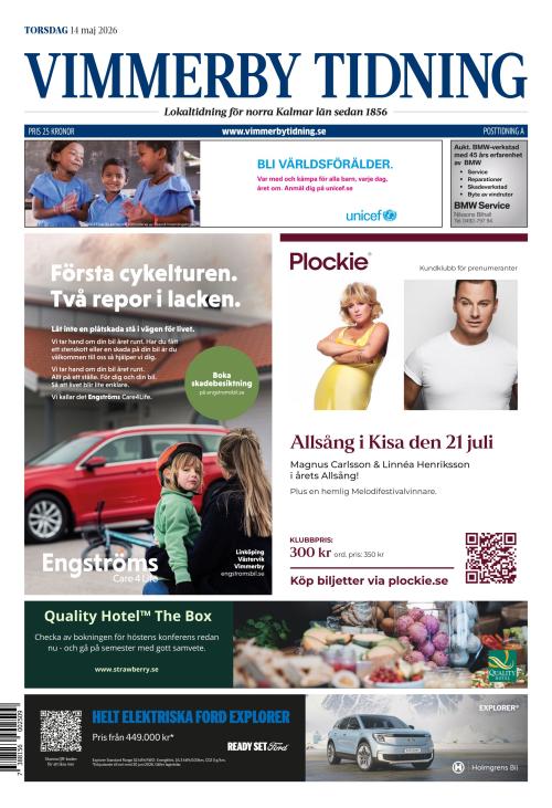 Vimmerby Tidning / Kinda-Posten 14.5.2026