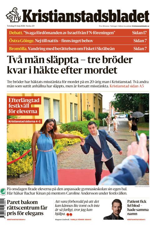Kristianstadsbladet 14.5.2026