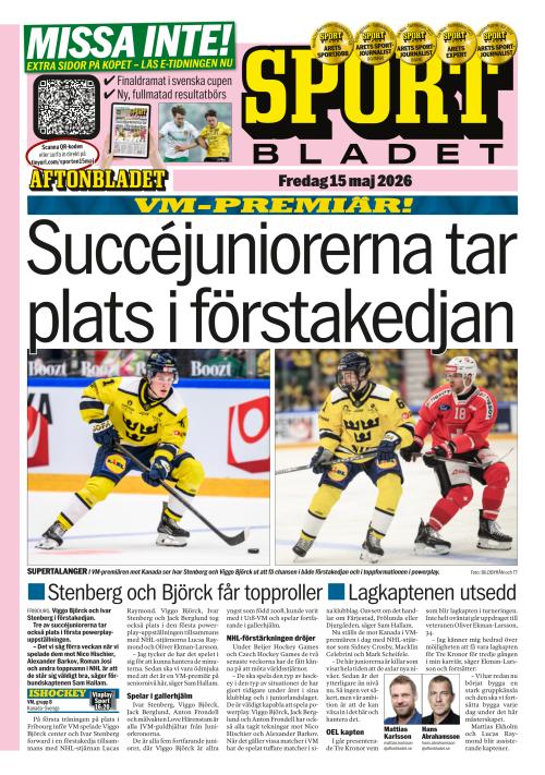Aftonbladet Sportbladet 15.5.2026