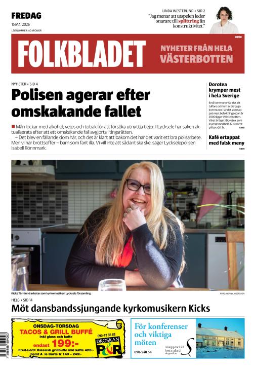 Folkbladet (Västerbotten) (SE) 15.5.2026