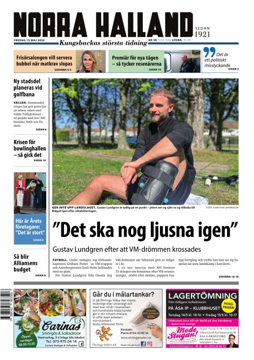Norra Halland 15.5.2026
