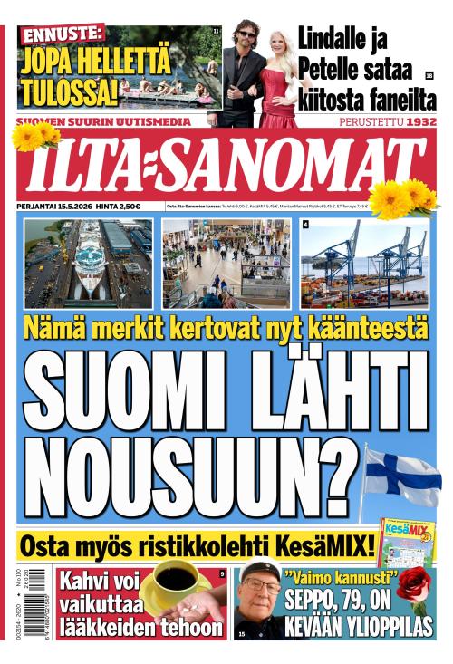 Ilta-Sanomat 15.5.2026
