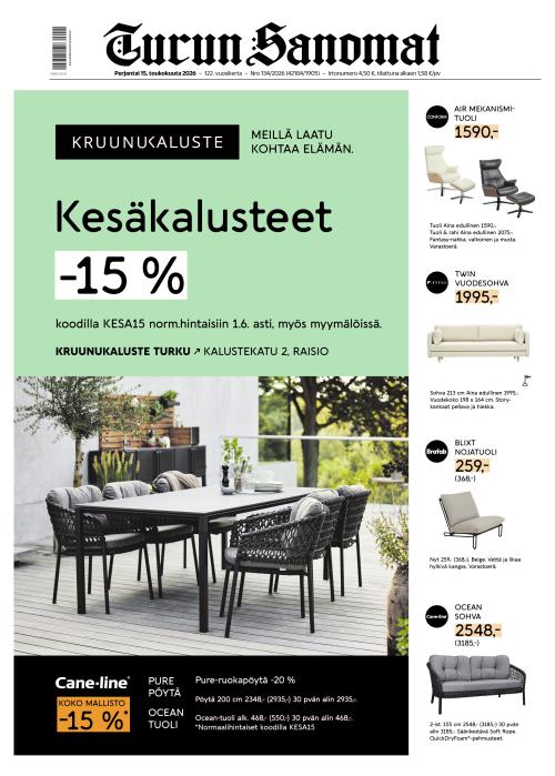 Turun Sanomat 15.5.2026