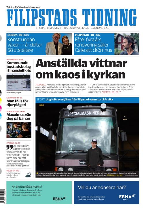Filipstads Tidning 15.5.2026