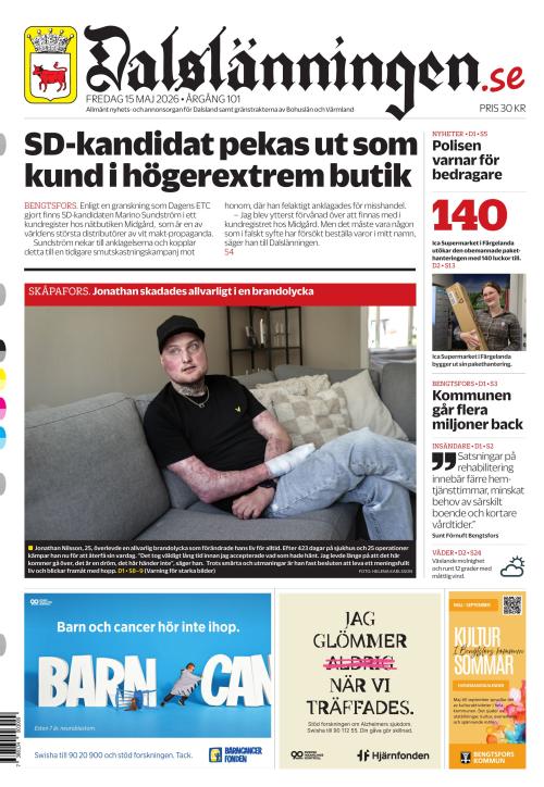 Dalslänningen 15.5.2026