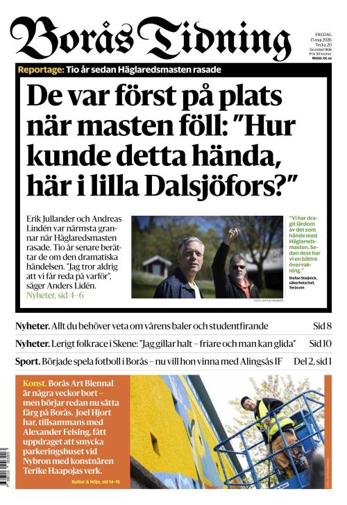 Borås Tidning 15.5.2026
