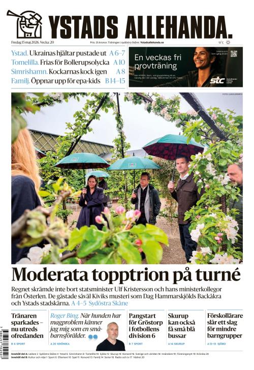 Ystads Allehanda 15.5.2026