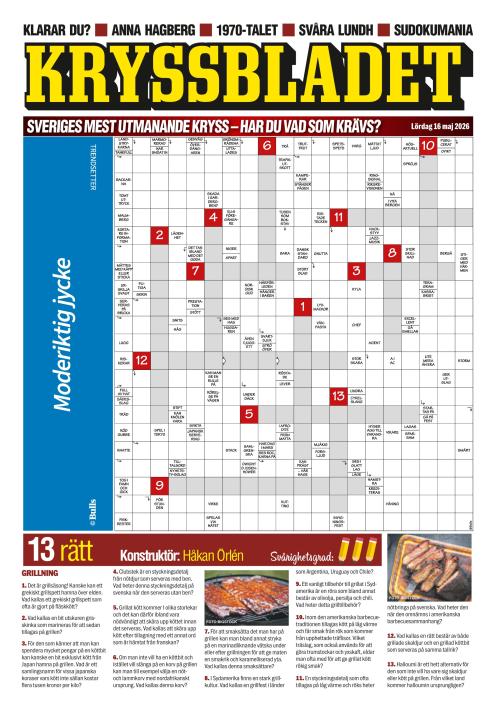 Aftonbladet Lördag 16.5.2026