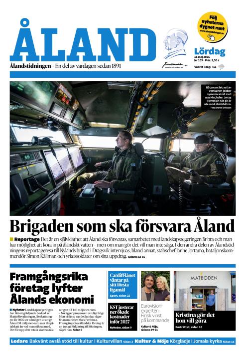 Ålandstidningen 16.5.2026