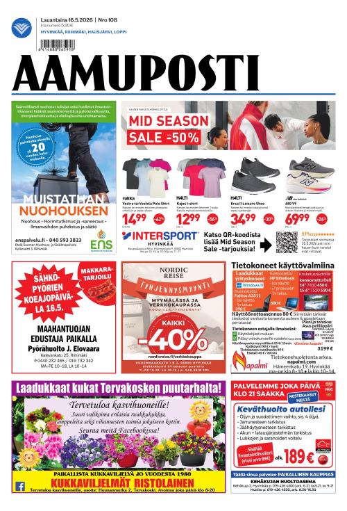 Aamuposti 16.5.2026