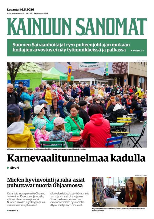 Kainuun Sanomat 16.5.2026