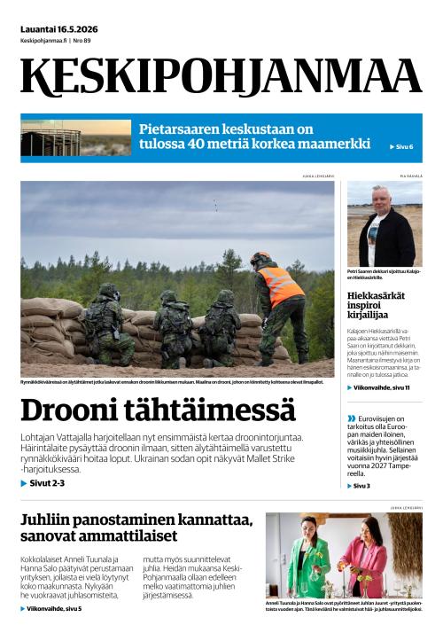 Keskipohjanmaa 16.5.2026
