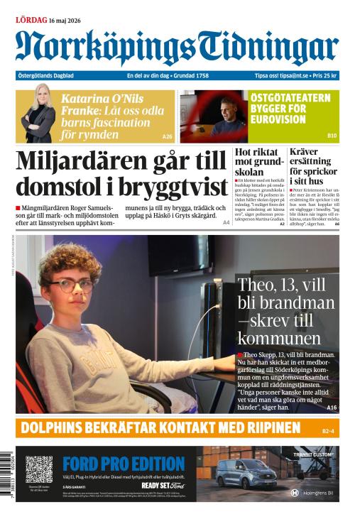 Norrköpings Tidningar 16.5.2026