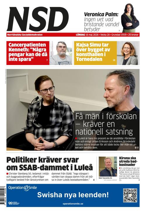 Norrländska Socialdemokraten 16.5.2026