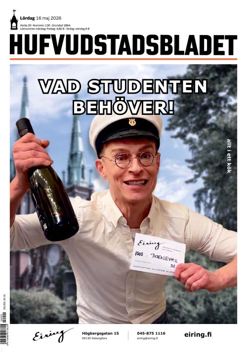 Hufvudstadsbladet 16.5.2026