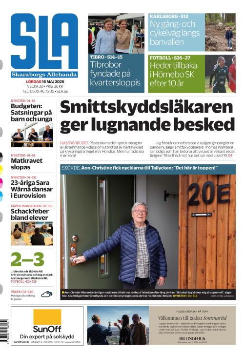 Skaraborgs Allehanda 16.5.2026