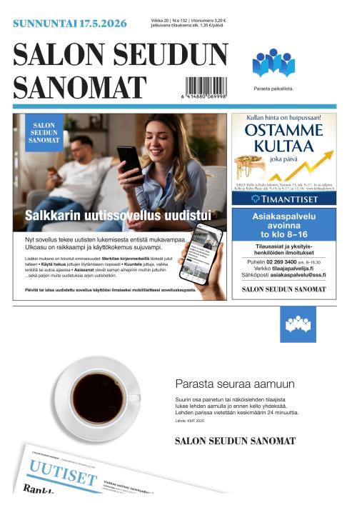 Salon Seudun Sanomat 17.5.2026