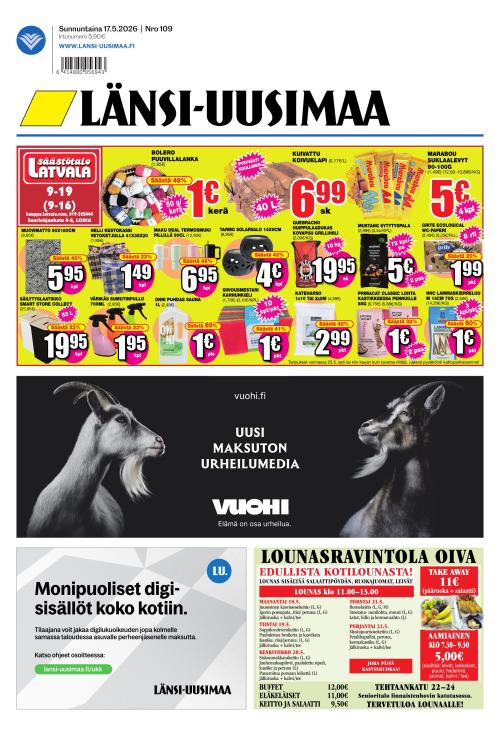 Länsi-Uusimaa 17.5.2026