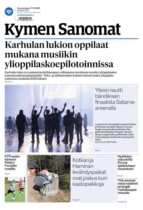 Kymen Sanomat 17.5.2026