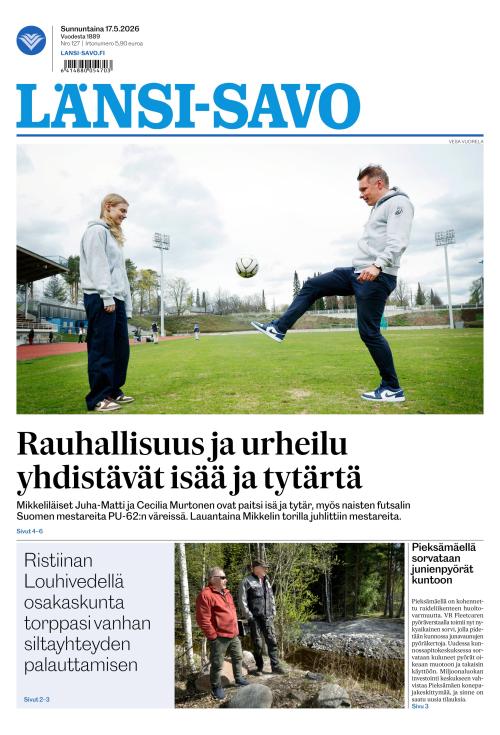 Länsi-Savo 17.5.2026