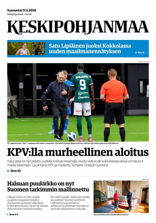 Keskipohjanmaa 17.5.2026