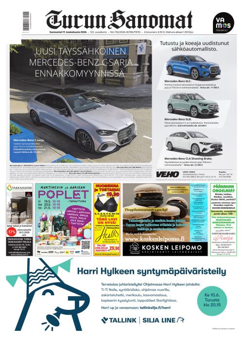 Turun Sanomat 17.5.2026