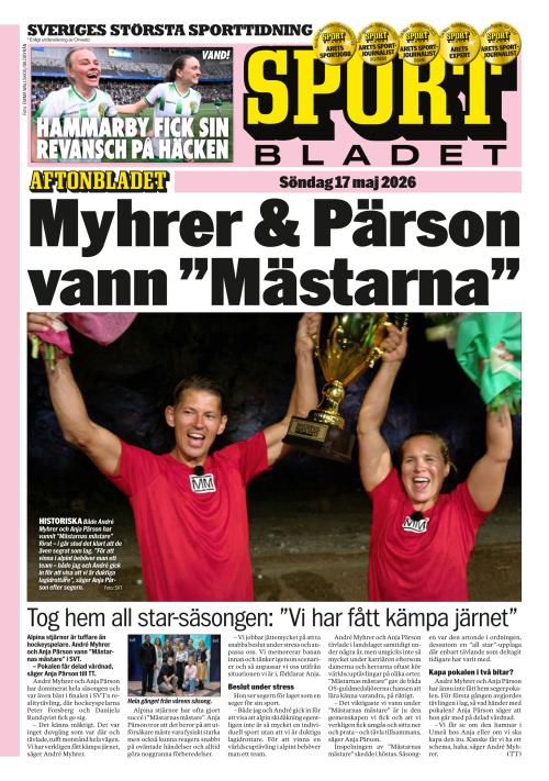 Aftonbladet Sportbladet 17.5.2026