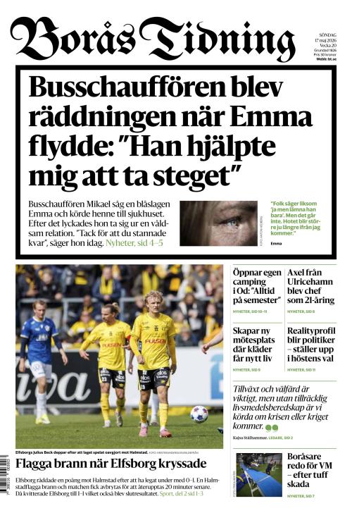 Borås Tidning 17.5.2026