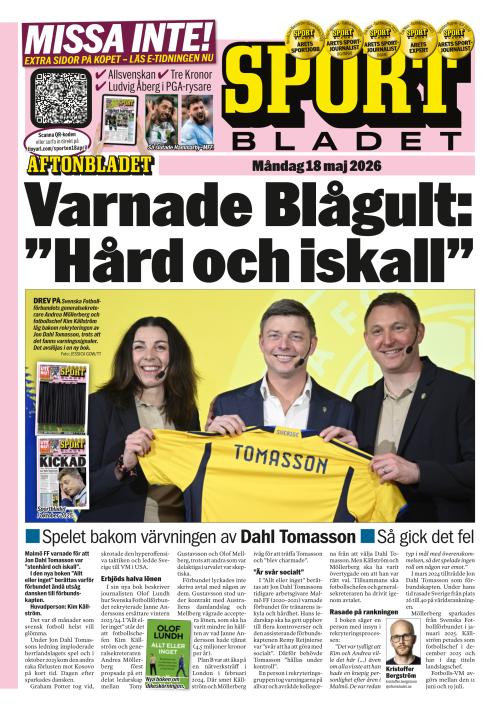 Aftonbladet Sportbladet 18.5.2026
